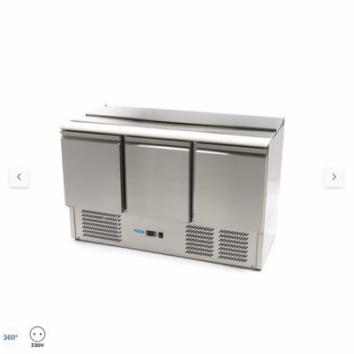  Σαλατιέρα - 3 πόρτες - 137cm - 257L - με σανίδα κοπής